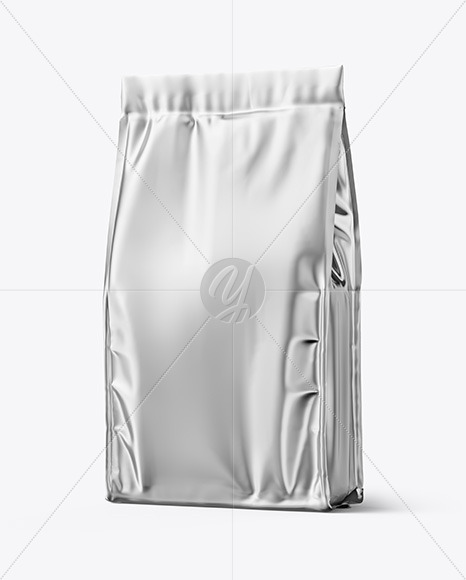 Metallic Stand-up Bag Mockup