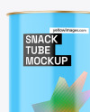 Glossy Snack Tube Mockup