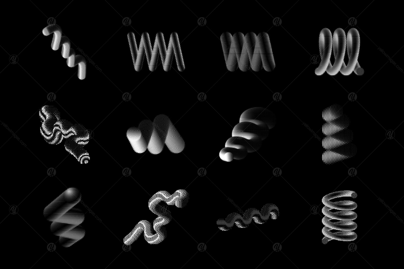 200+ Halftone Bitmap Design Elements 200+ Halftone Bitmap Design Elements