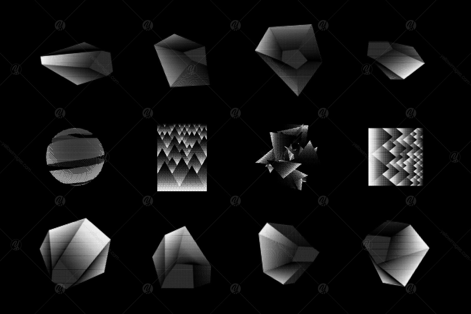 200+ Halftone Bitmap Design Elements 200+ Halftone Bitmap Design Elements