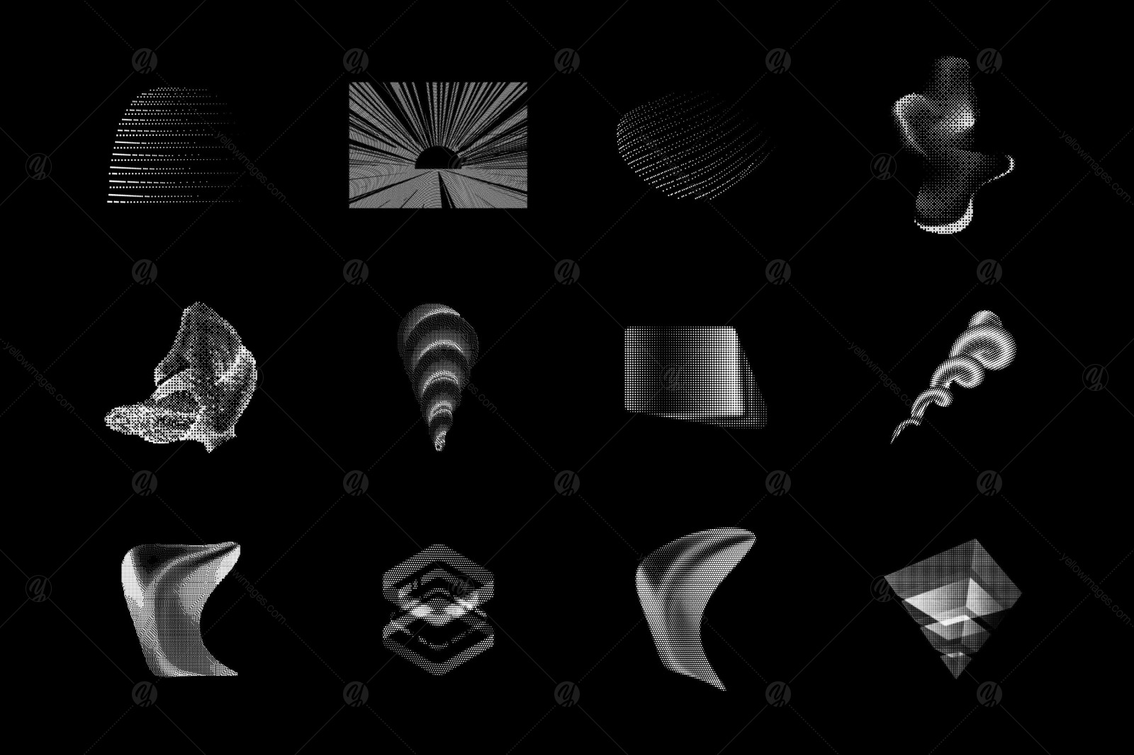 200+ Halftone Bitmap Design Elements 200+ Halftone Bitmap Design Elements