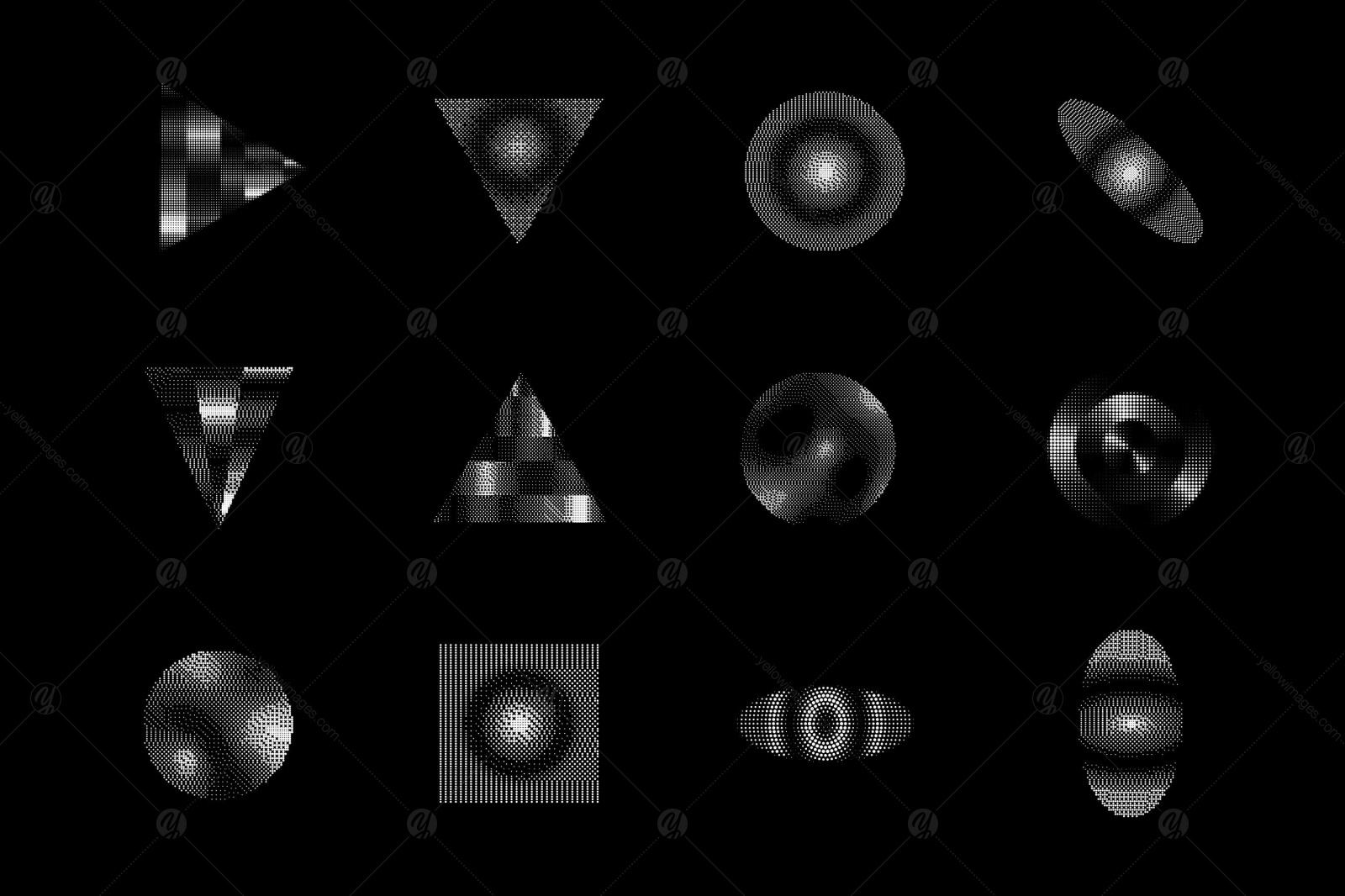200+ Halftone Bitmap Design Elements 200+ Halftone Bitmap Design Elements
