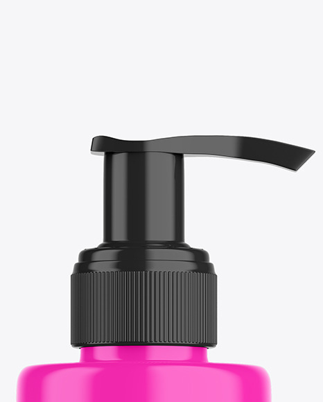 Glossy Pump Bottle Mockup