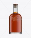 75cl Oslo Plate Bottle w/ Whisky Mockup