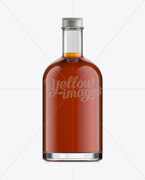 75cl Oslo Plate Whisky Bottle w/ Screw Cap Mockup