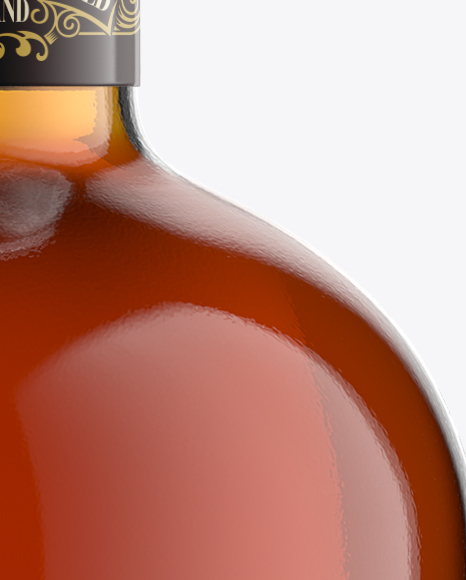 75cl Oslo Plate Whisky Bottle w/ Screw Cap Mockup