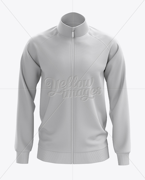 Men's Training Jacket Mockup / Front View