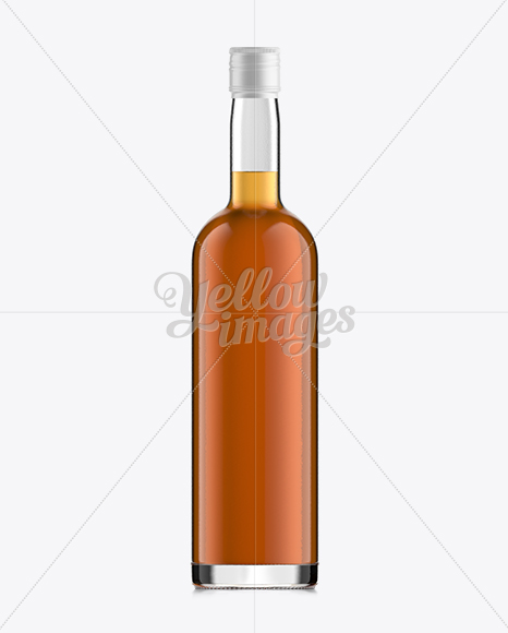 75cl Ariane 2 Bottle w/ Whisky Mockup