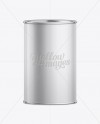 500g Metal Coffee Can Mockup