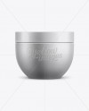 Hair Mask Plastic Jar Mockup