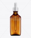 Treatment Amber Bottle w/ Dropper Mockup