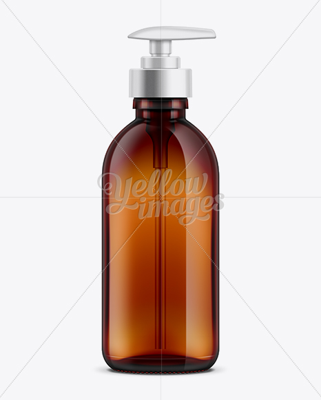 Amber Bottle w/ Batcher Mock-up