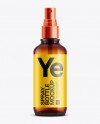Amber Spray Bottle Mockup Amber Spray Bottle Mockup