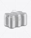 Aluminum Can 6 Pack Mockup