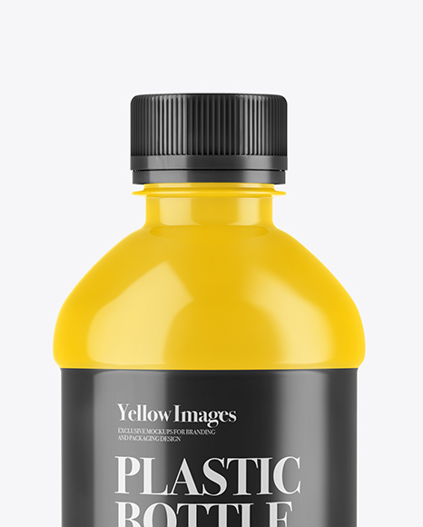 Glossy PET Bottle Mockup