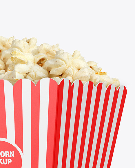 Popcorn Bag Mockup