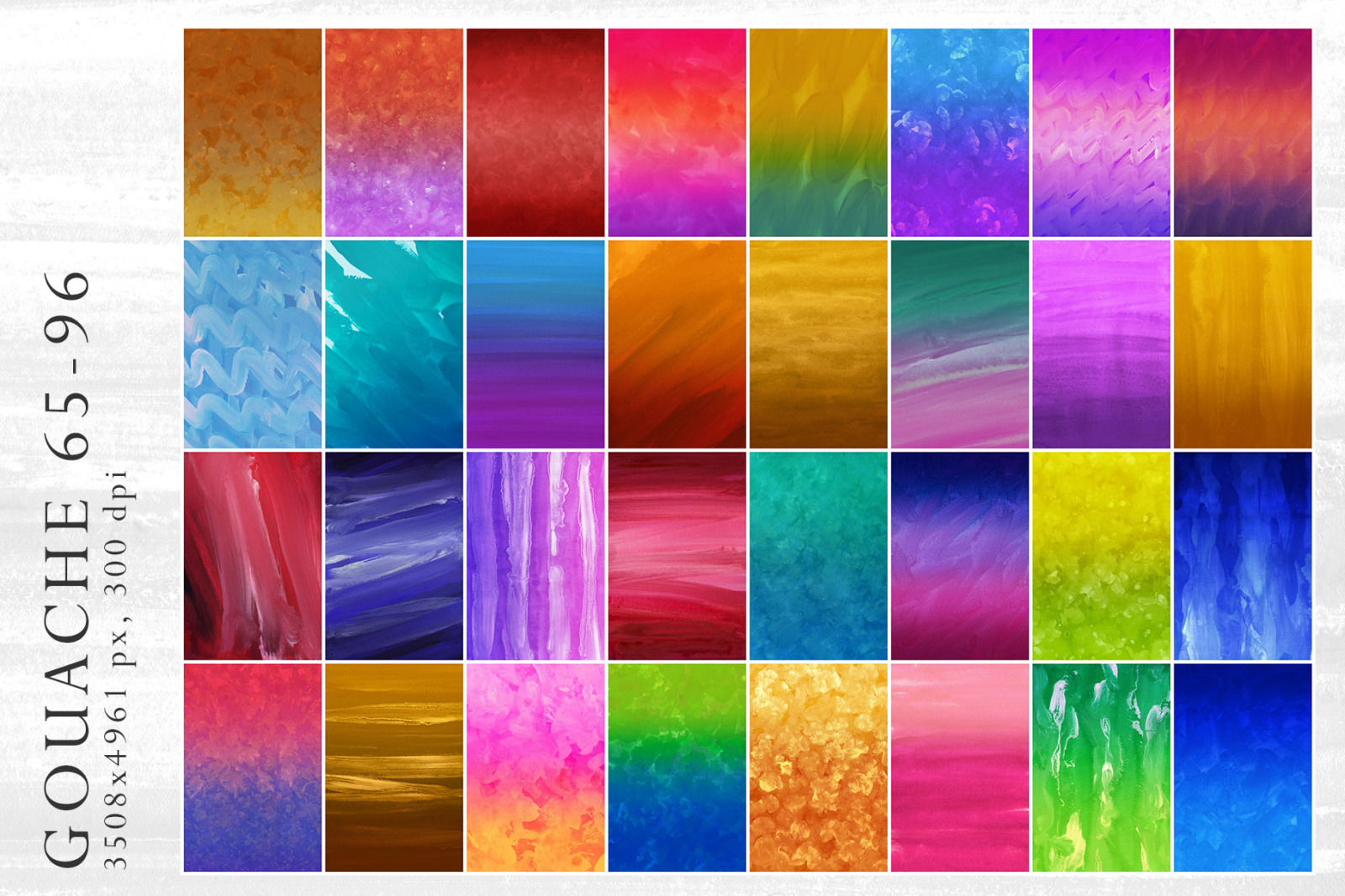 172 Gouache Gradient Backgrounds