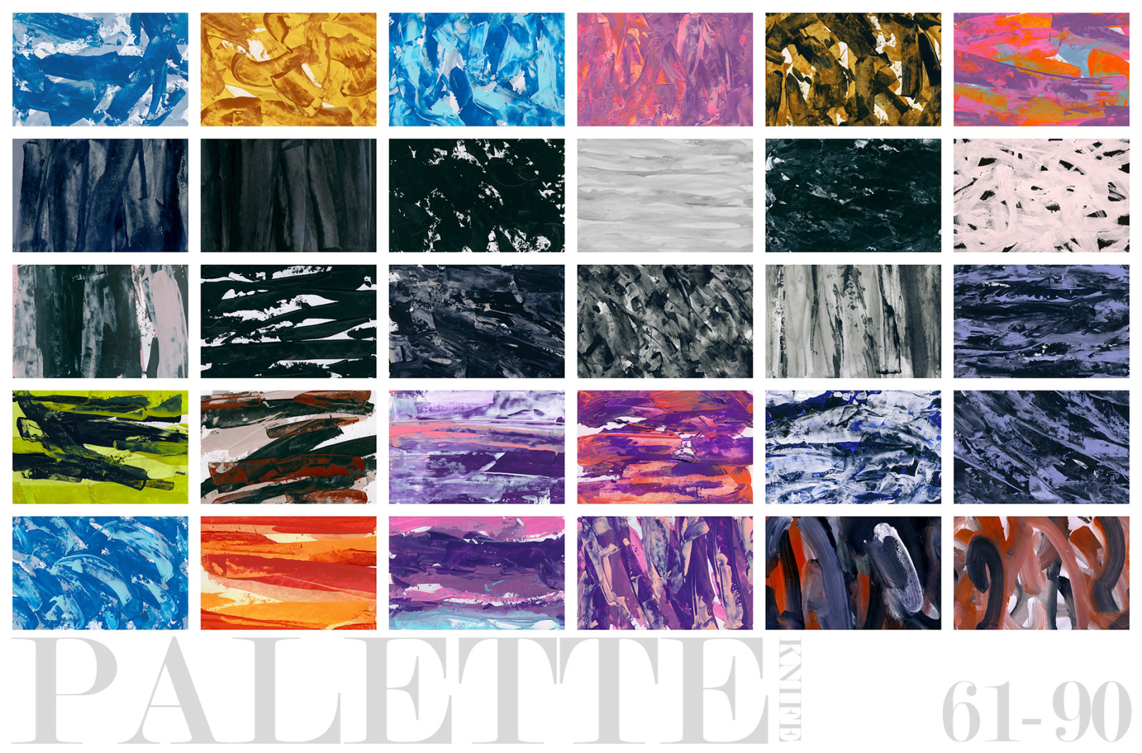 Palette Knife Acrylic Textures Palette Knife Acrylic Textures