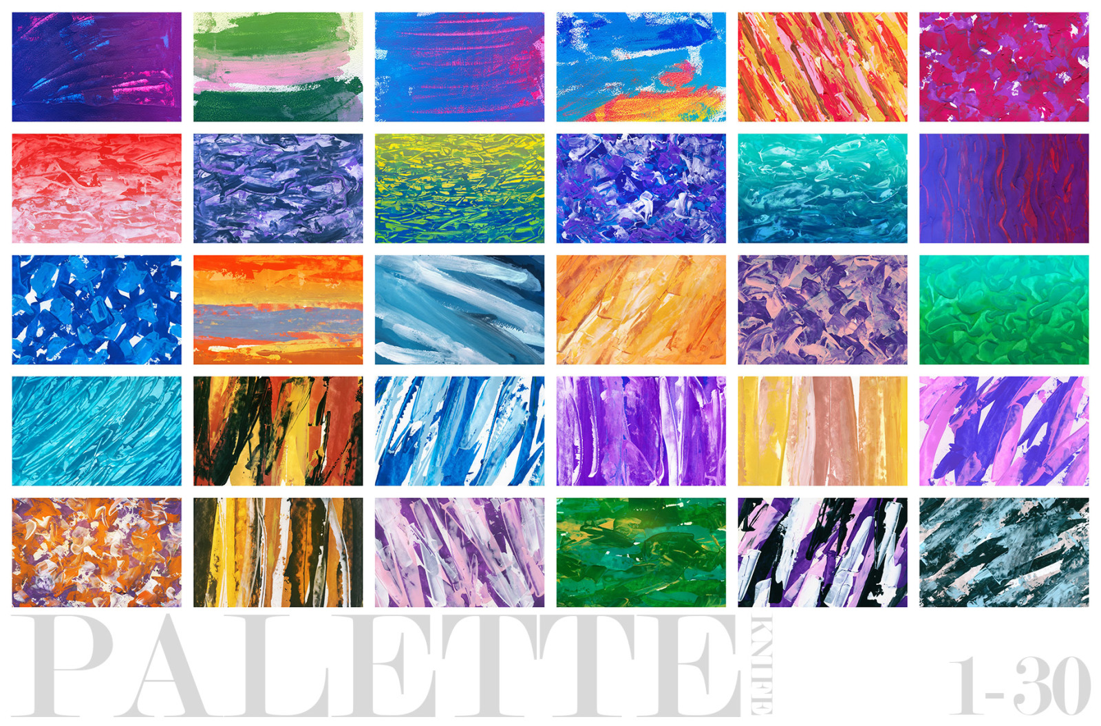 Palette Knife Acrylic Textures 2