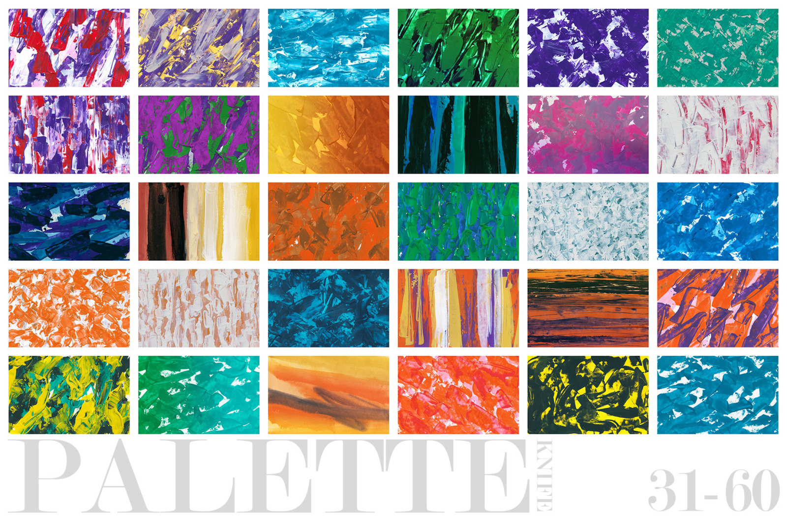 Palette Knife Acrylic Textures 2