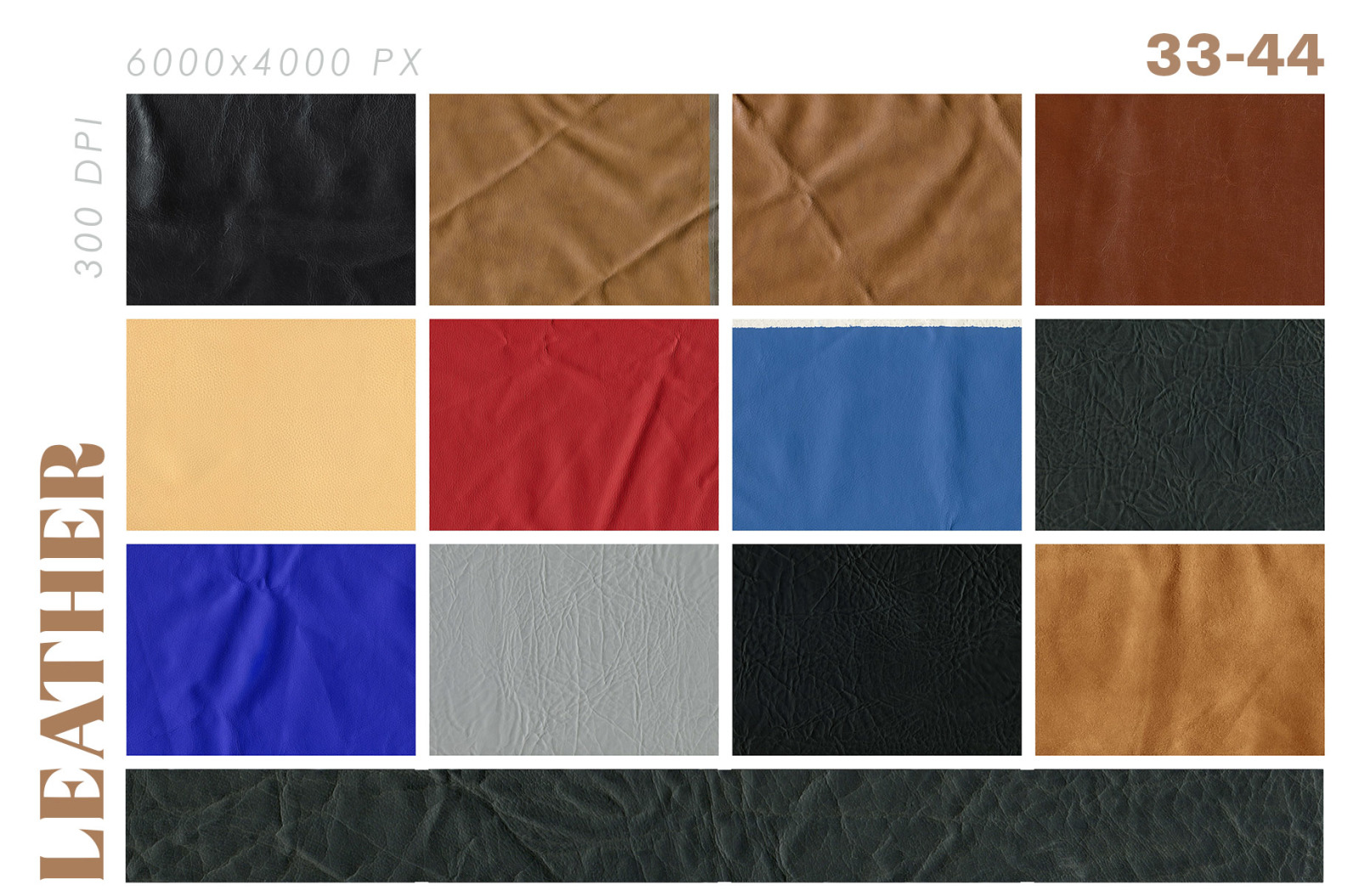 Natural &amp; Vegan Leather Textures