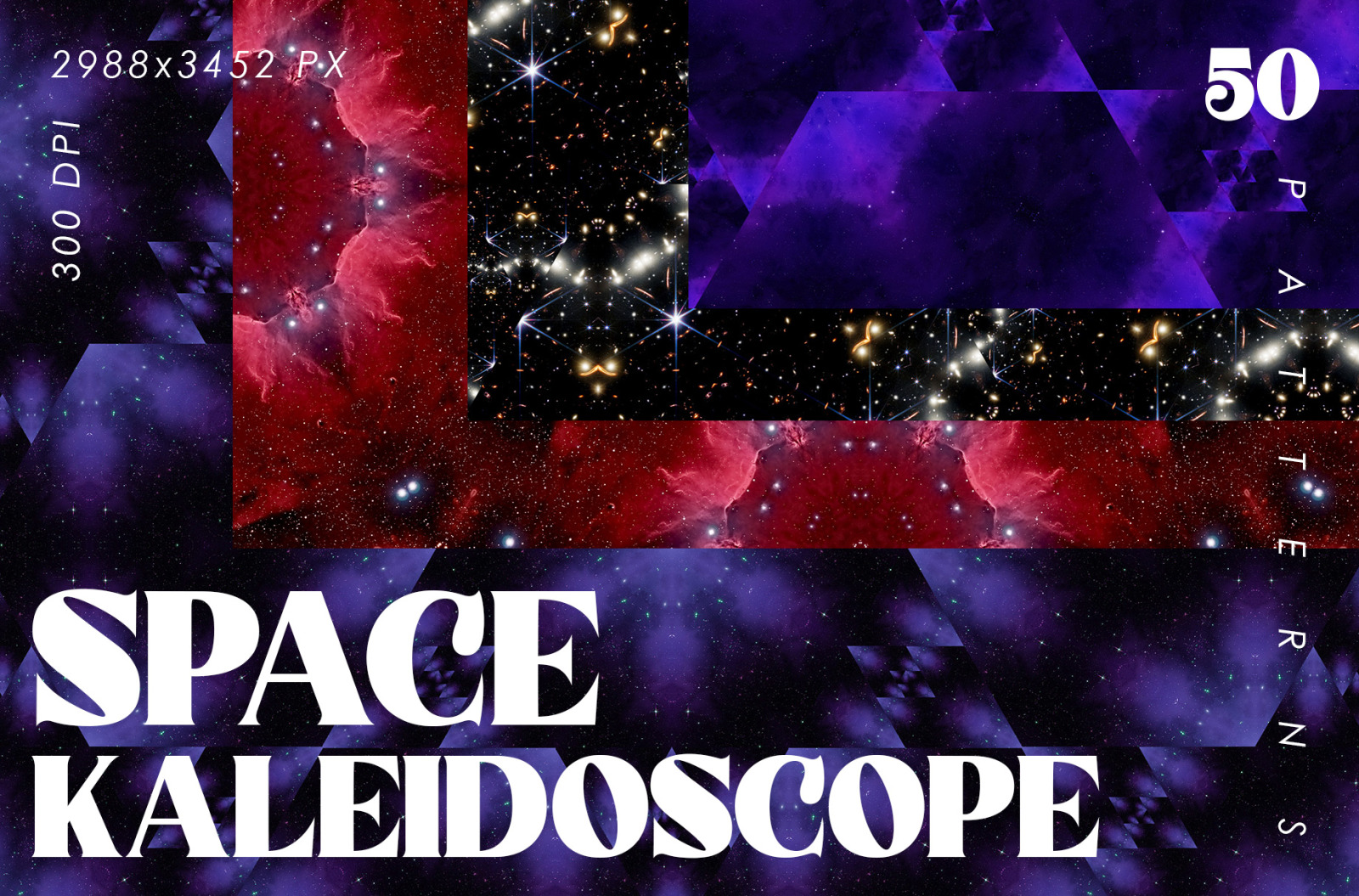 Space Kaleidoscope Patterns Space Kaleidoscope Patterns