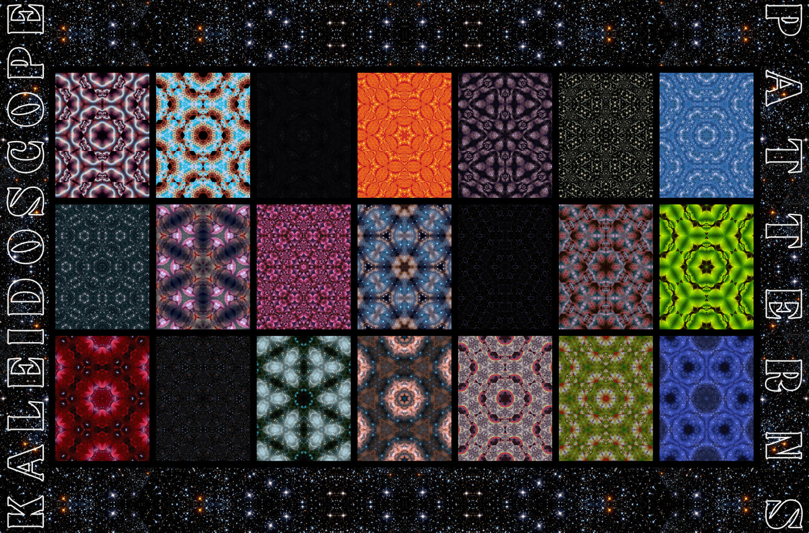 Space Kaleidoscope Patterns Space Kaleidoscope Patterns