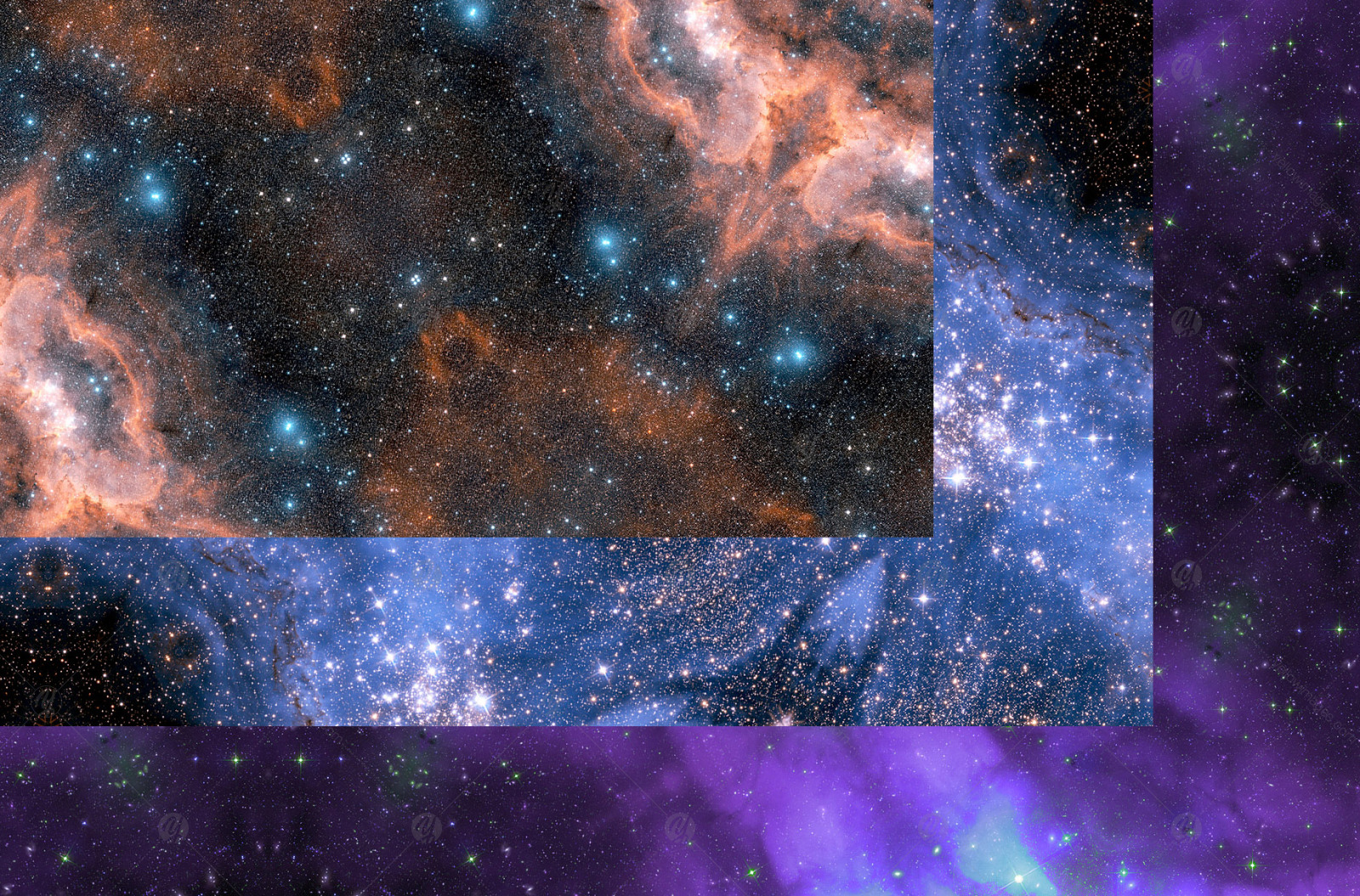 Space Kaleidoscope Patterns Space Kaleidoscope Patterns