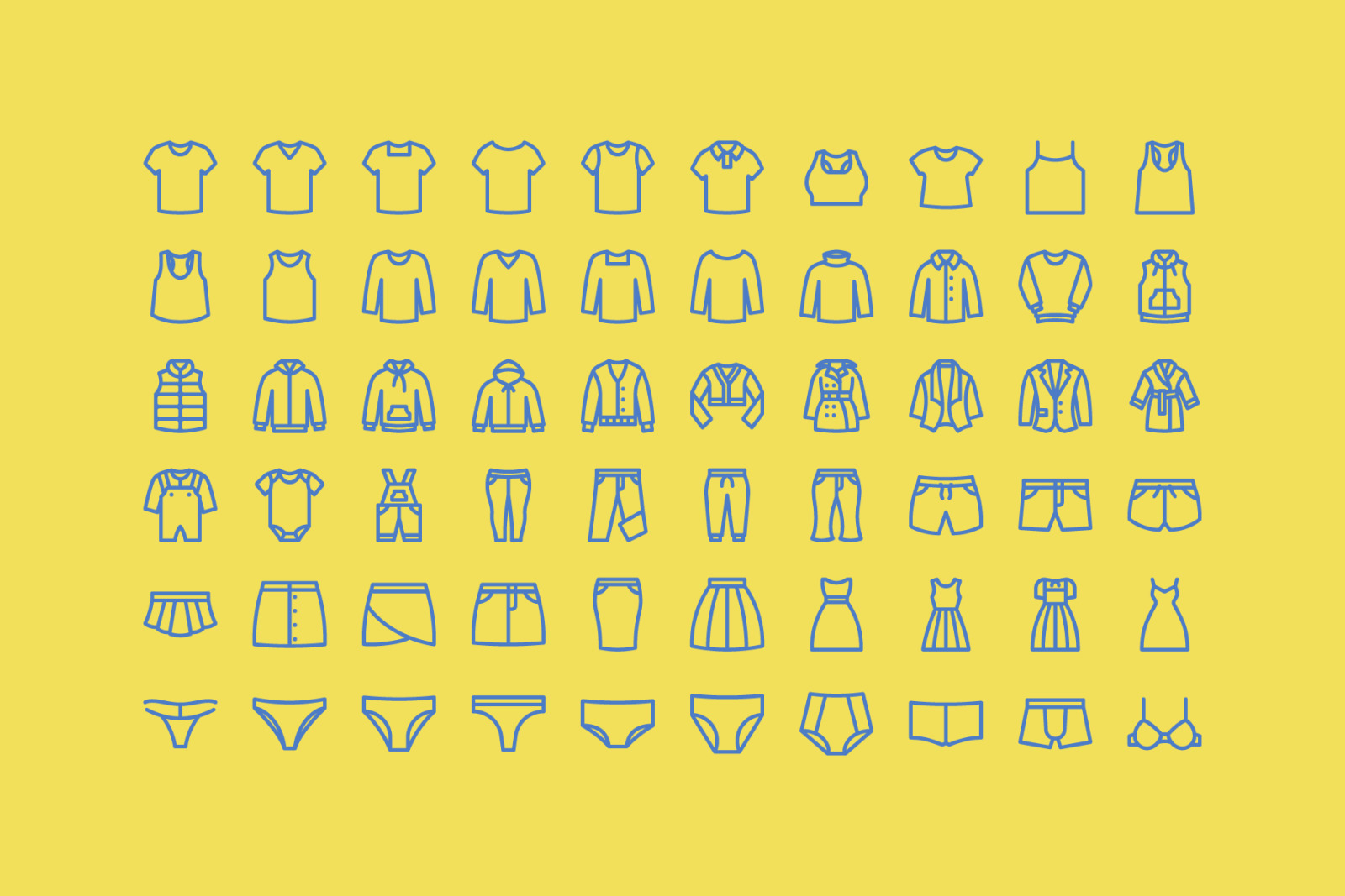 MEGA BUNDLE - 295 Line Icons MEGA BUNDLE - 295 Line Icons