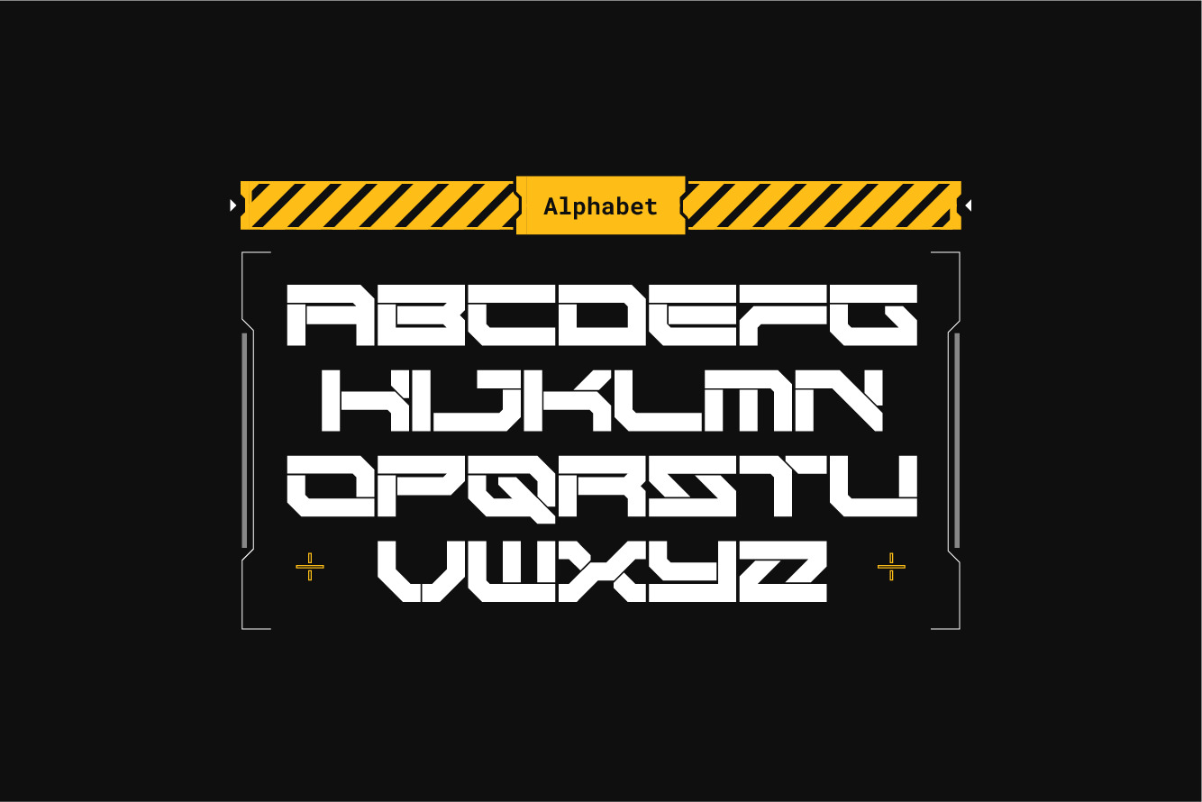NEMESYS - Futuristic Cyberpunk Modern Sci-Fi Techwear Font NEMESYS - Futuristic Cyberpunk Modern Sci-Fi Techwear Font