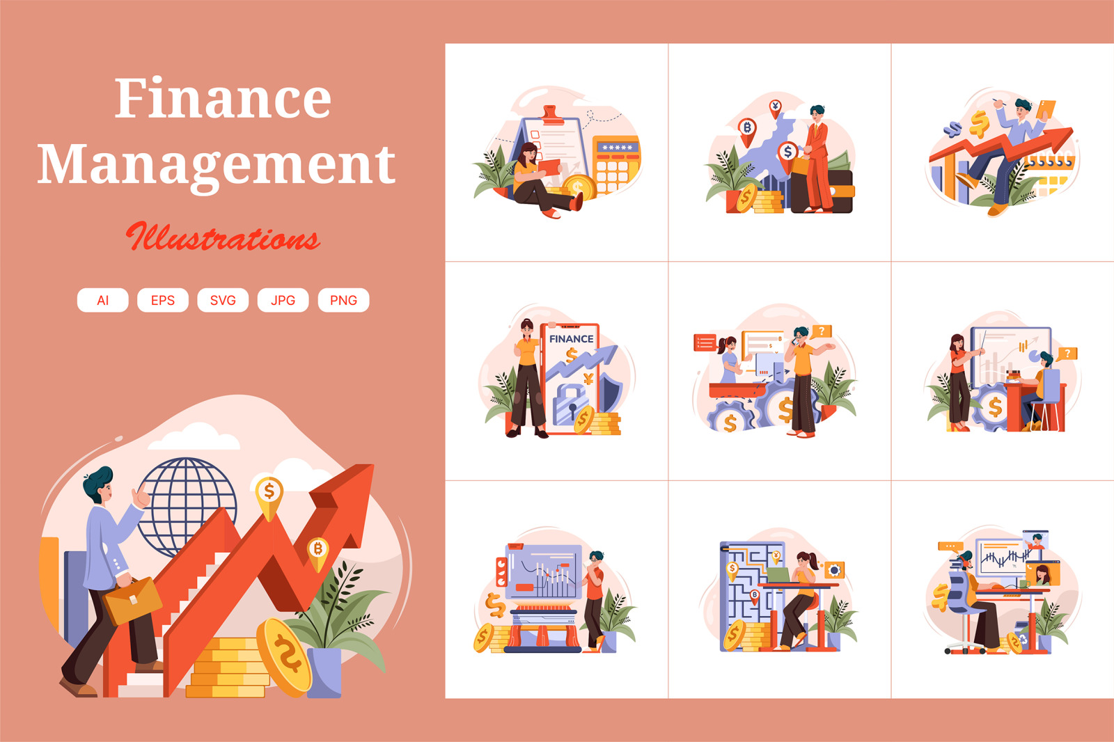M471_Finance Management Illustration Pack M471_Finance Management Illustration Pack