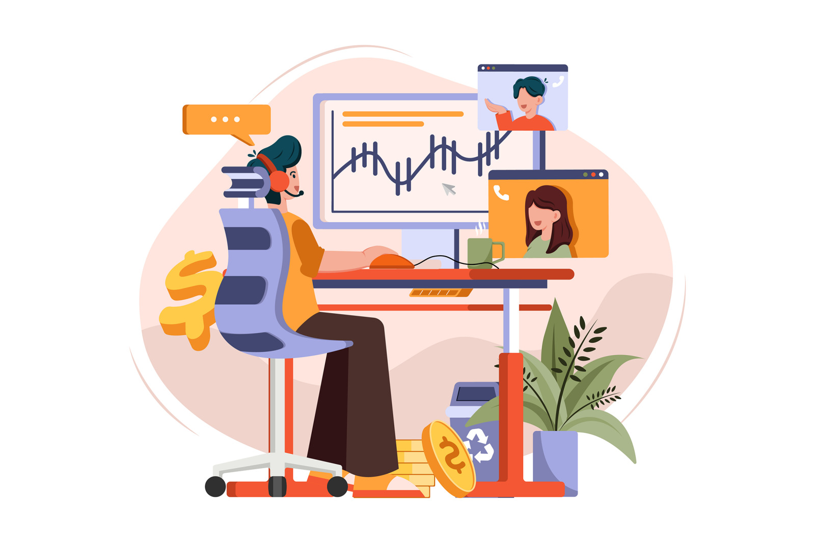 M471_Finance Management Illustration Pack M471_Finance Management Illustration Pack