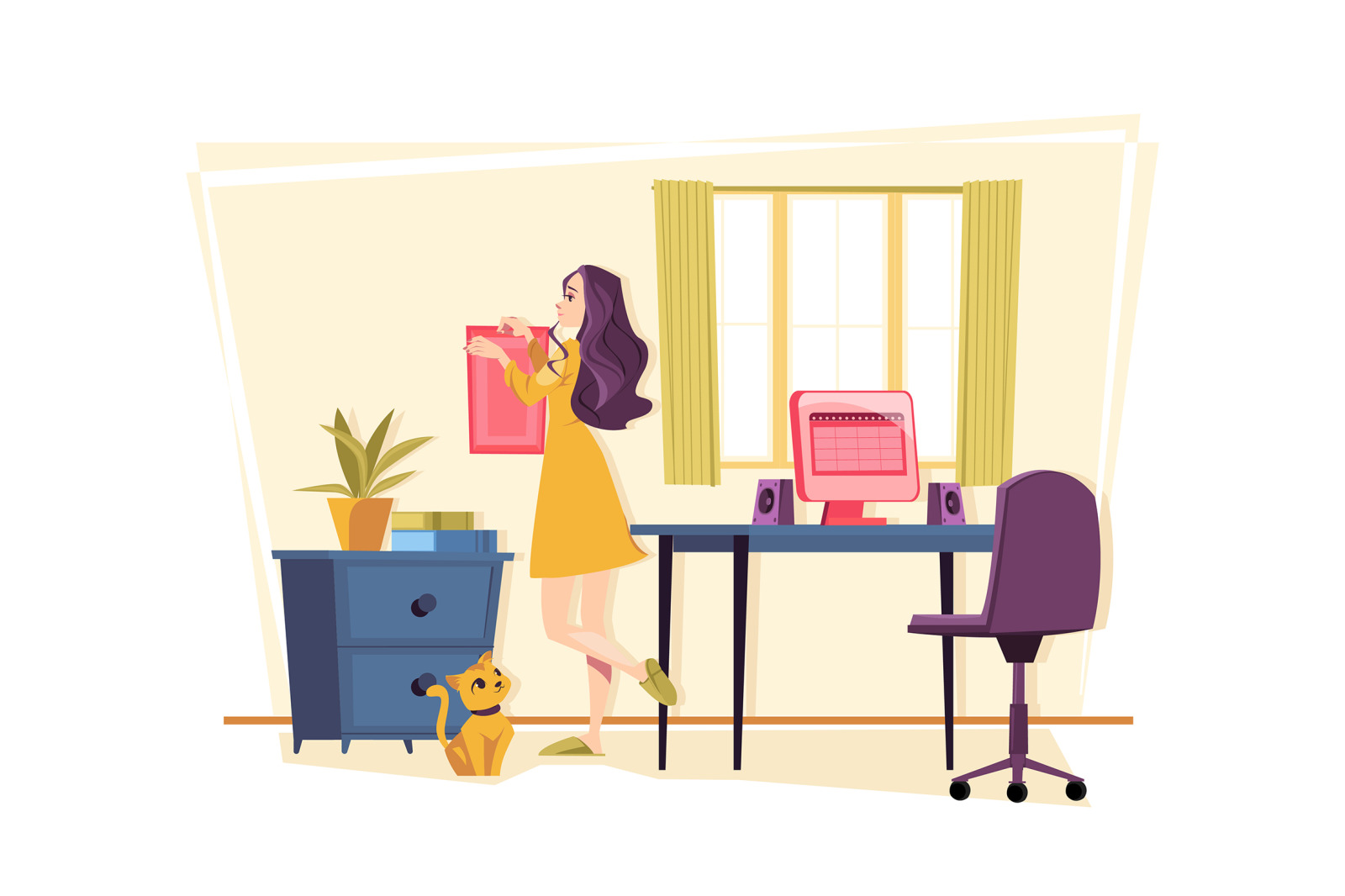 M560_Remote Work Illustration Pack M560_Remote Work Illustration Pack