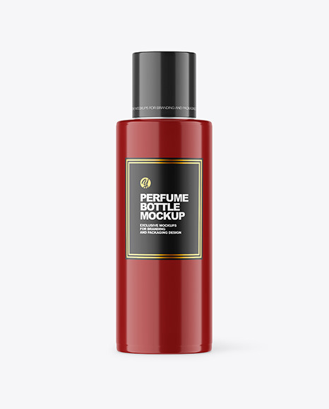 Glossy Perfume Bottle Mockup