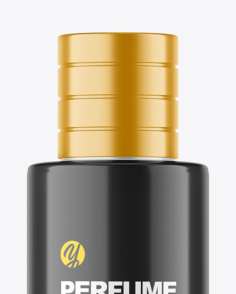 Glossy Perfume Bottle Mockup