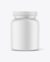 Matte Plastic Jar Mockup