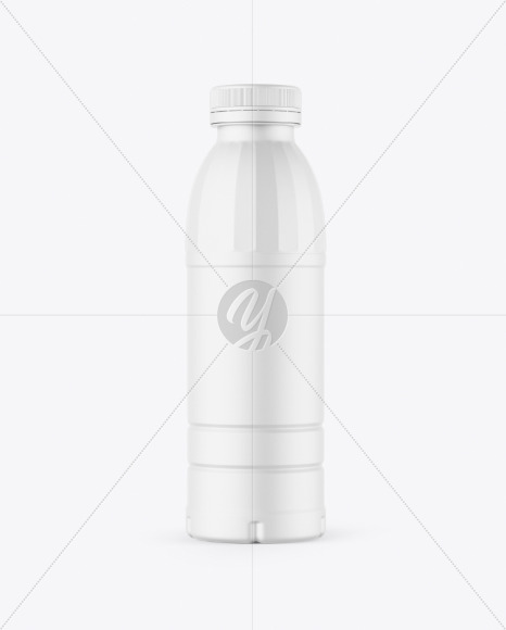 Matte Plastic Bottle Mockup