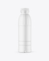 Matte Plastic Bottle Mockup