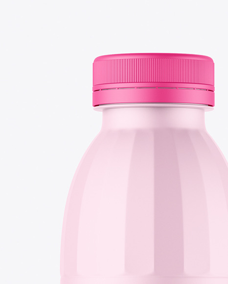 Matte Plastic Bottle Mockup