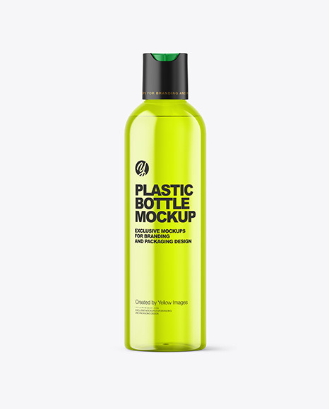 Color Plastic Cosmetic Bottle Mockup Color Plastic Cosmetic Bottle Mockup