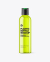 Color Plastic Cosmetic Bottle Mockup Color Plastic Cosmetic Bottle Mockup