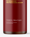 Frosted Amber Cosmetic Bottle Mockup Frosted Amber Cosmetic Bottle Mockup