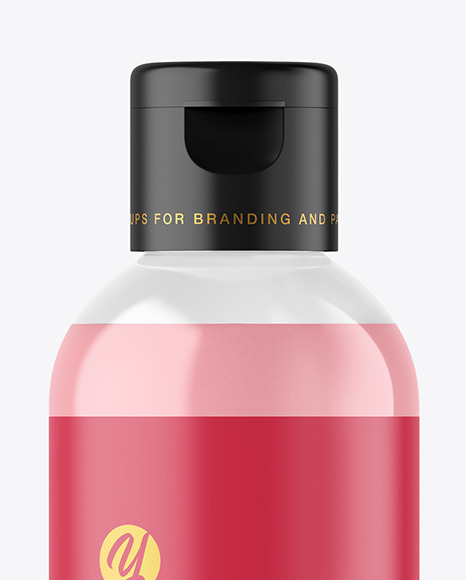 Clear Liquid Soap Cosmetic Bottle Mockup