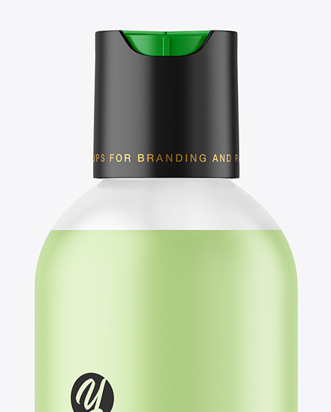 Frosted Liquid Soap Cosmetic Bottle Mockup