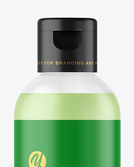 Frosted Liquid Soap Cosmetic Bottle Mockup