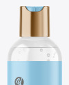 Clear Plastic Cosmetic Bottle Mockup