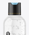 Clear Plastic Cosmetic Bottle Mockup