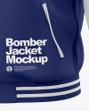 Men's Bomber Jacket Mockup - Half Side View