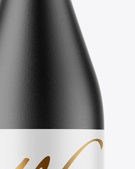 Ceramic Wine Bottle Mockup