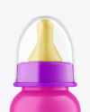 Matte Baby Bottle Mockup